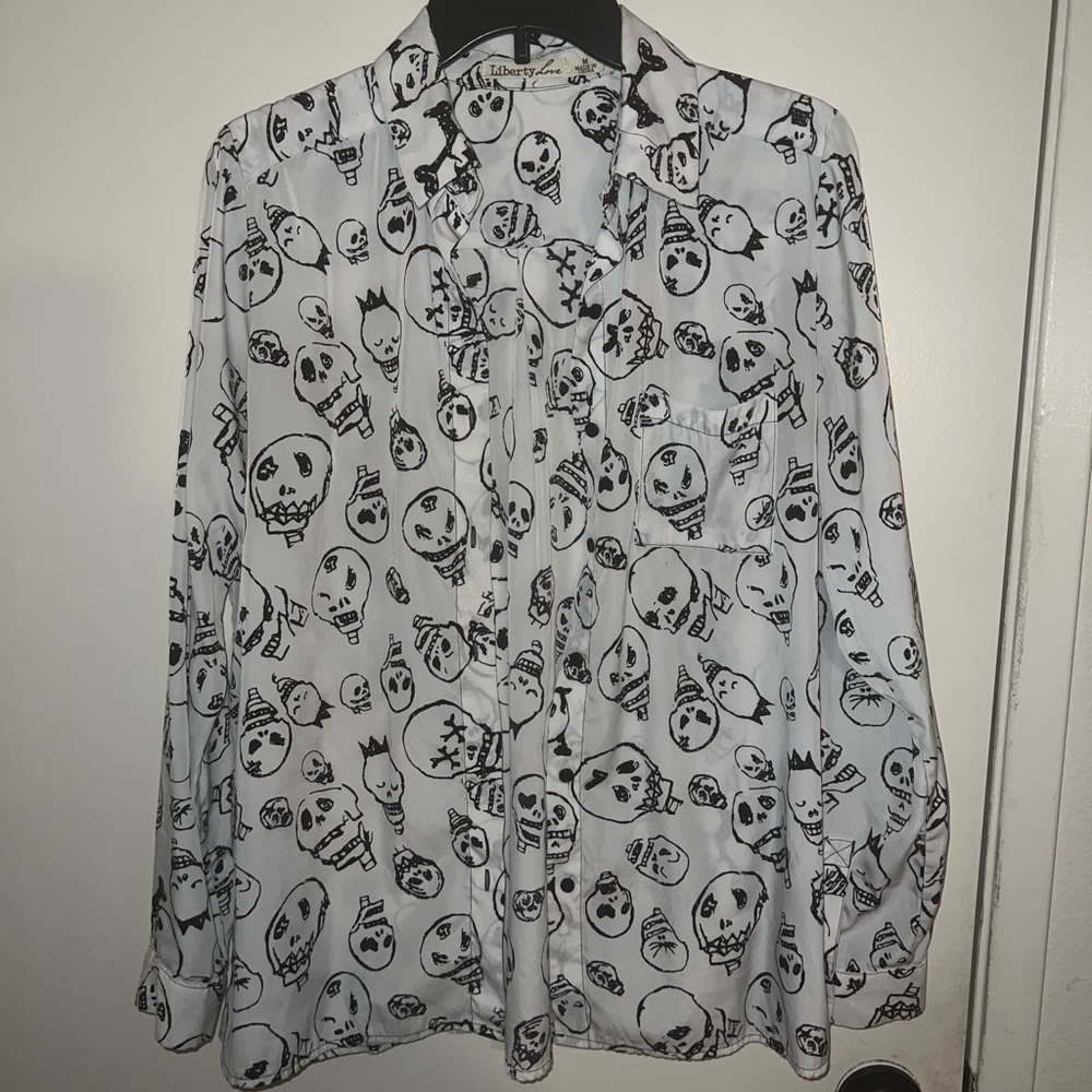 Skull button down